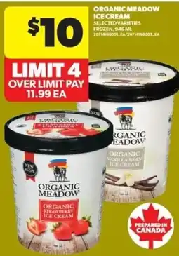 Real Canadian Superstore Organic meadow ice cream offer