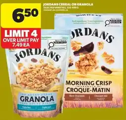Real Canadian Superstore Jordans granola offer