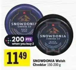 Co-op Snowdonia Welsh Cheddar offer