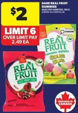 Real Canadian Superstore Real Fruit gummies offer