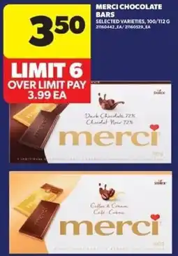 Real Canadian Superstore Merci chocolate bars offer