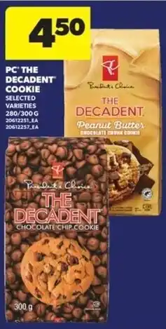 Real Canadian Superstore PC the decadent cookie offer