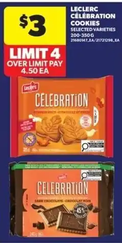 Real Canadian Superstore Leclerc celebration cookies offer
