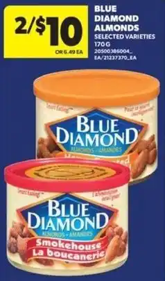 Real Canadian Superstore Blue Diamond almonds selected varieties offer