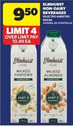 Real Canadian Superstore Elmhurst non-dairy beverages offer