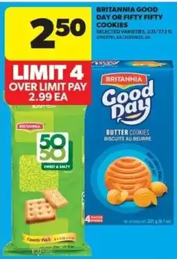 Real Canadian Superstore britannia good day or fifty fifty cookies offer