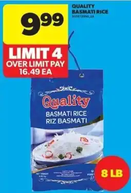 Real Canadian Superstore Quality basmati rice offer