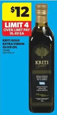 Real Canadian Superstore Kriti gold extra virgin olive oil offer