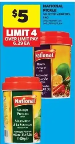 Real Canadian Superstore National pickle selected varieties offer
