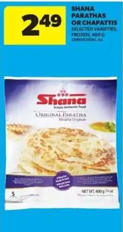 Real Canadian Superstore Shana original paratha offer