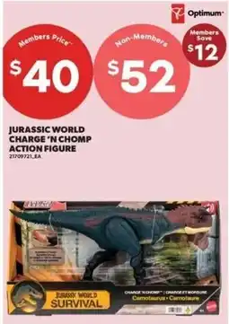 Real Canadian Superstore Jurassic World Charge 'N Chomp Action Figure offer