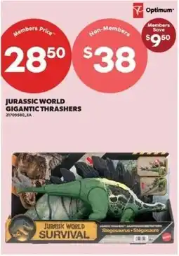 Real Canadian Superstore Optimum Jurassic World Gigantic Thrashers offer