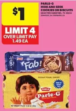 Real Canadian Superstore Parle-G hide and seek cookies or biscuits offer