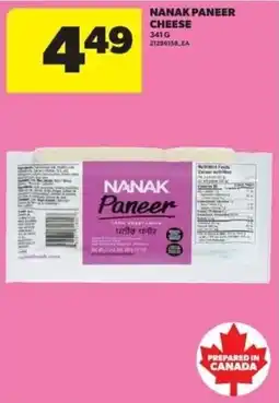 Real Canadian Superstore Nanak Paneer Cheese offer