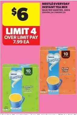 Real Canadian Superstore Nestle everyday instant tea mix offer