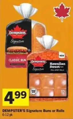 Co-op Dempster's Signature Buns or Rolls offer
