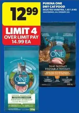 Real Canadian Superstore Purina One dry cat food offer