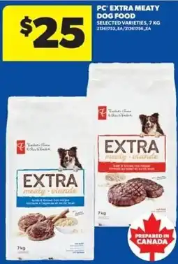 Real Canadian Superstore PC extra meaty dog food offer
