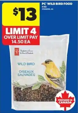 Real Canadian Superstore PC Wild Bird Food offer