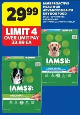 Real Canadian Superstore Iams proactive health dry dog food offer