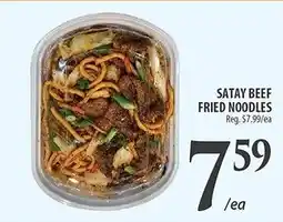 Al Premium Food Mart Satay beef fried noodles offer