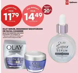 Real Canadian Superstore Olay regenerist moisturizer or facial cleanser offer