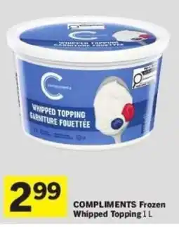 Co-op Compliments Whipped Topping offer