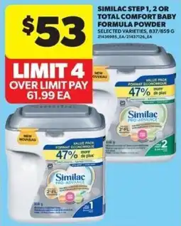 Real Canadian Superstore Similac formula powder offer