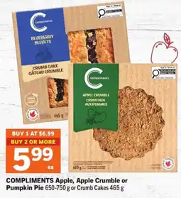 Co-op Compliments Apple, Apple Crumble or Pumpkin Pie offer