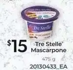 Loblaws Tre Stelle mascarpone offer