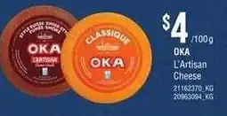 Loblaws Oka l'artisan cheese offer