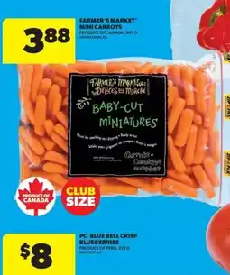 Real Canadian Superstore Farmer's market baby-cut miniatures offer