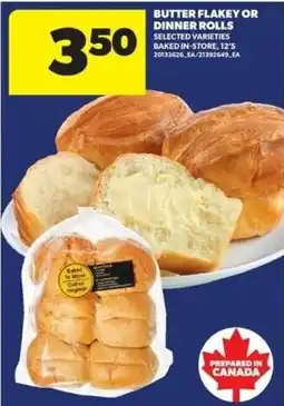 Real Canadian Superstore Butter flakey or dinner rolls offer