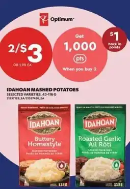 Real Canadian Superstore Idahoan mashed potatoes offer