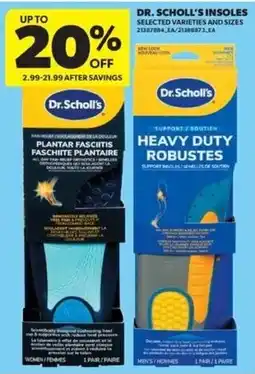 Real Canadian Superstore Dr. Scholl's insoles offer