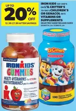 Real Canadian Superstore Iron Kids gummies offer