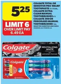 Real Canadian Superstore Colgate total or sensitive pro-relief toothpaste offer