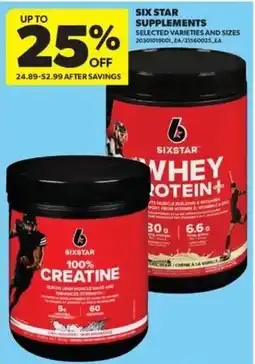 Real Canadian Superstore Six Star Supplements offer