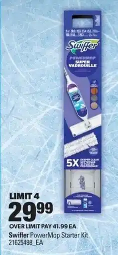 Real Canadian Superstore Swiffer PowerMop Starter Kit offer