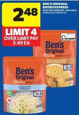 Real Canadian Superstore Ben's Original Bistro Express offer