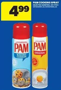 Real Canadian Superstore Pam cooking spray offer