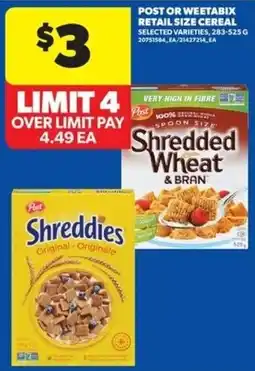 Real Canadian Superstore Post shredded wheat & bran offer
