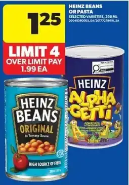 Real Canadian Superstore Heinz beans or pasta offer