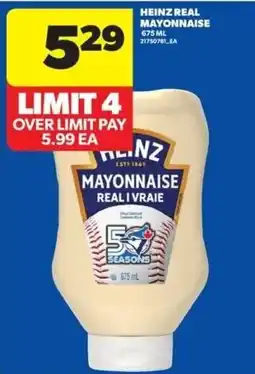 Real Canadian Superstore Heinz real mayonnaise offer