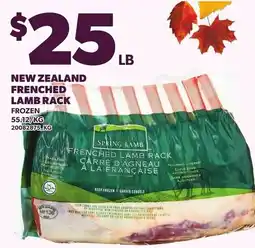 Loblaws New Zealand french lamb rack offer
