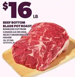 Loblaws Beef Bottom Blade Pot Roast offer