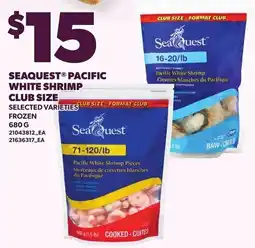 Loblaws Seaquest pacific white shrimp offer
