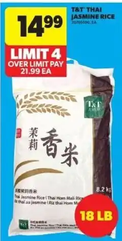 Real Canadian Superstore T&T Thai Jasmine Rice offer