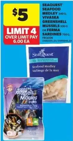 Real Canadian Superstore Seaquest seafood medley offer