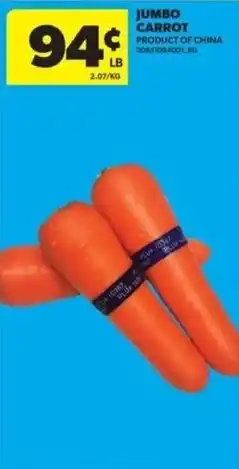 Real Canadian Superstore Jumbo Carrot offer